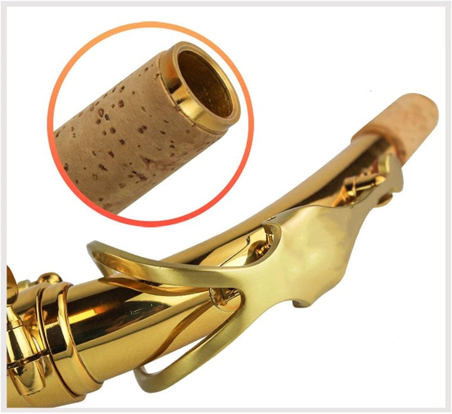 Alto EB Tune Saxophone Plated Gold Key Super Professional Sax Mouthpiece Gift Alto Saxophone Student Saxophone