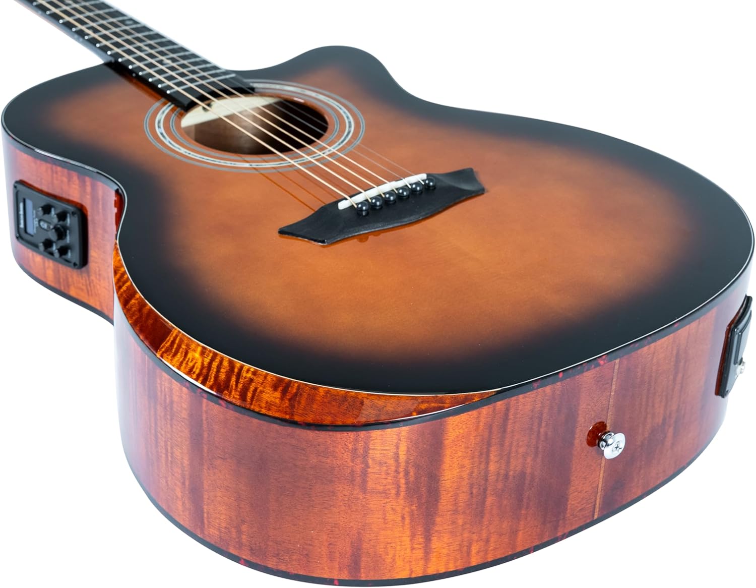 Washburn G10CE Comfort Series Grand Auditorium Cutaway Acoustic Electric Guitar, Sunburst