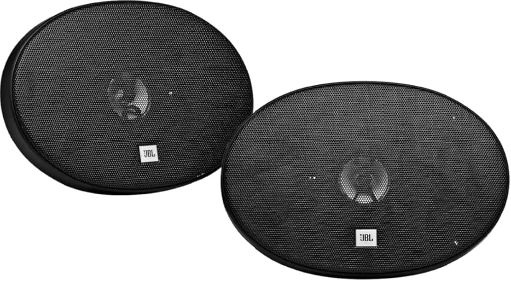 JBL Harman Kardon Stage1 9631 3-Way Oval Car Speaker Set - 300 Watt HiFi Speaker Boxes 16.5 x 23 cm | 6 x 9 Inches, Black