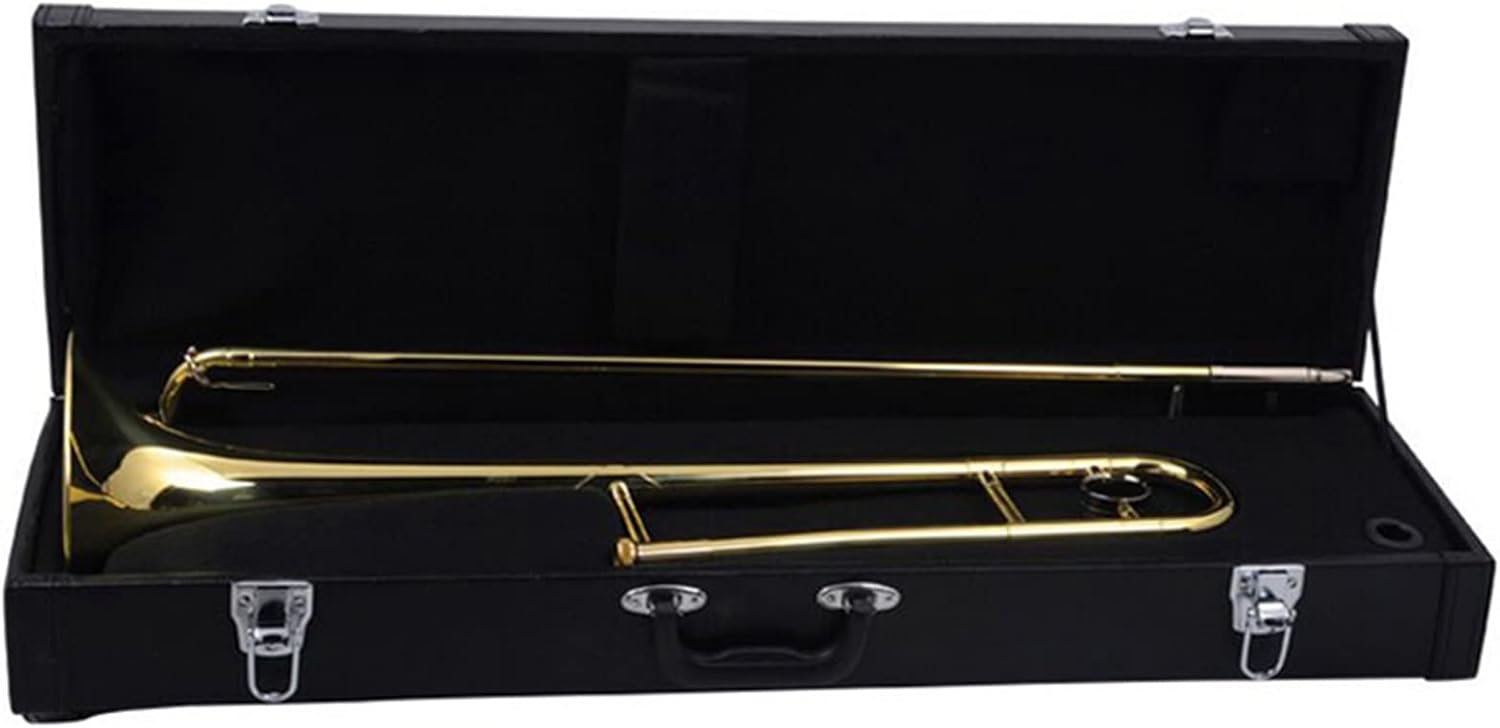 TSTS B-Flat Tenor Trombone Instrument for Beginners Beginner Trombone