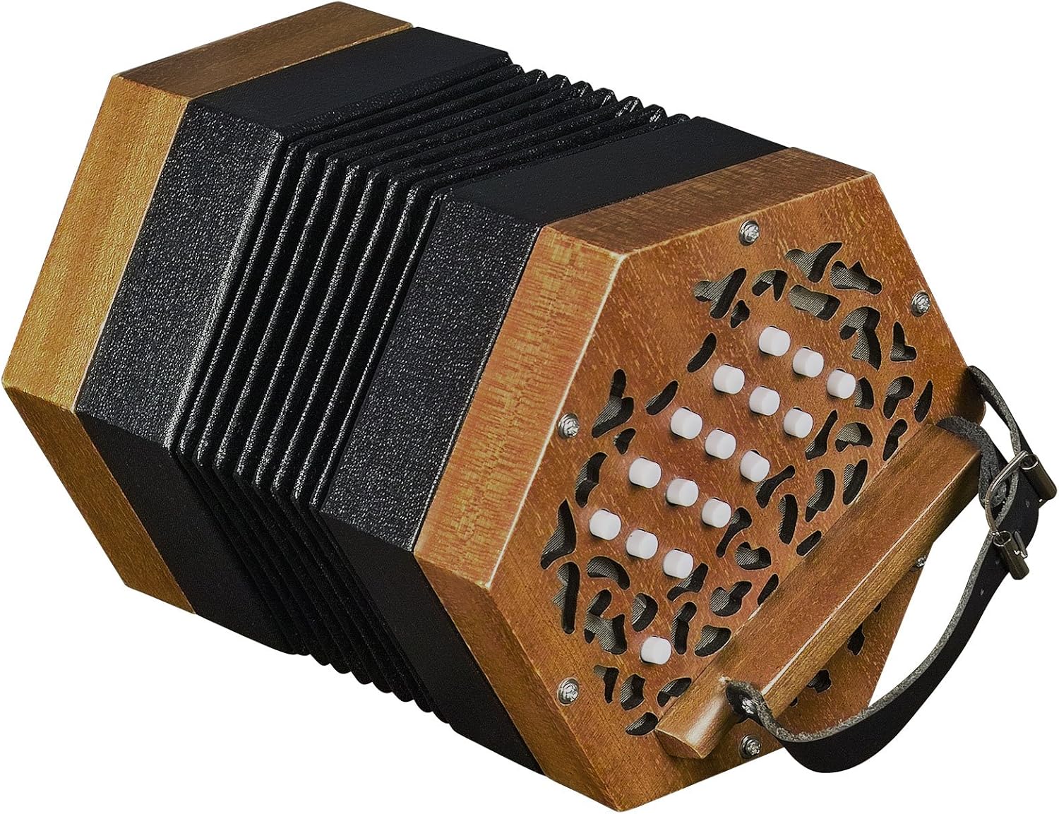 Trinity College AP-1230 Anglo-Style Concertina,Walnut