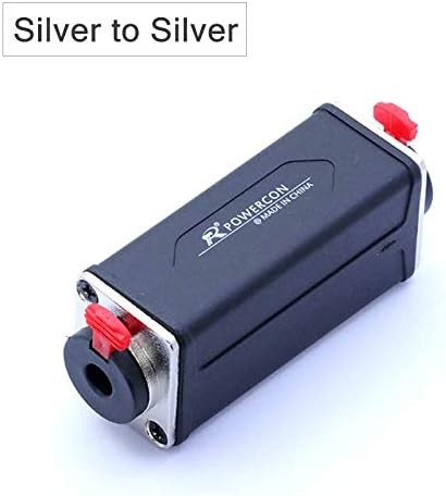 Davitu Electrical Equipments Supplies - 5pcs/lot Stereo 6.35mm Extender Coupler Female Jack Chassis Microphone Speaker Cable Extention Coupler - (Color: Mixed Colors)