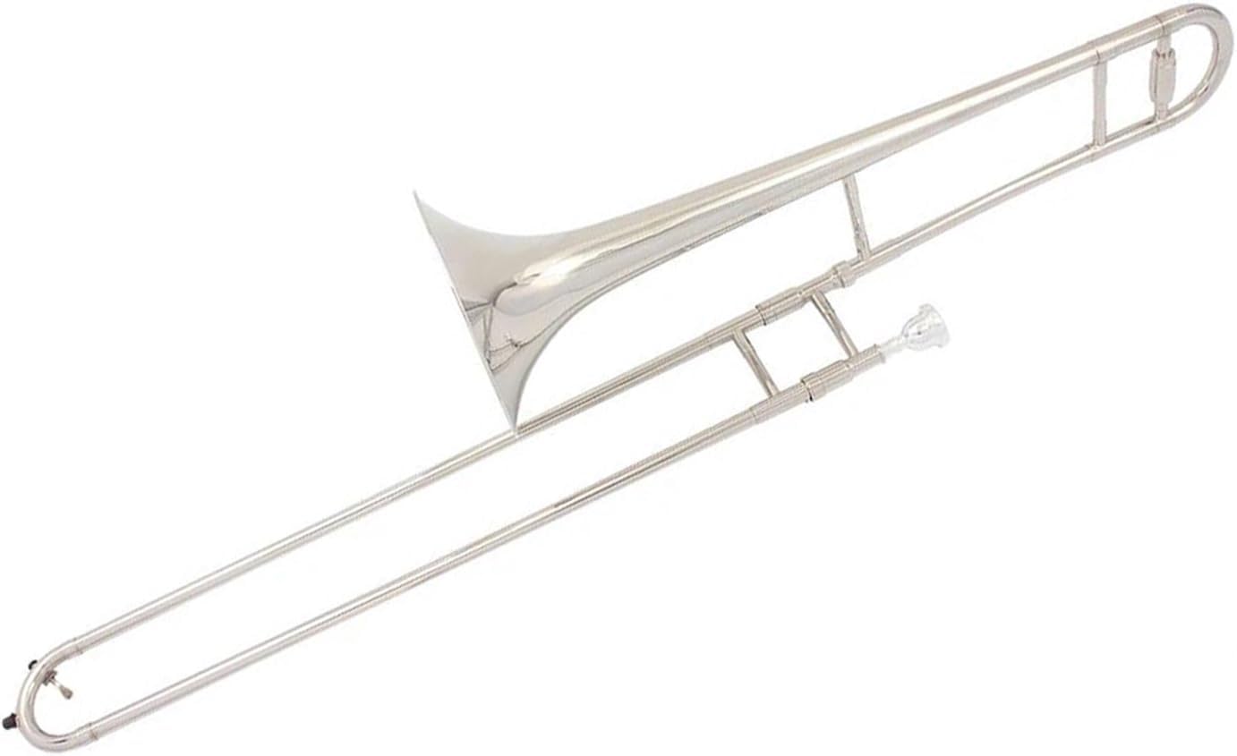 Professionals euphonium Beginner Playing Silver Bb Tenor Marching Trombone With Case Mouthpiece