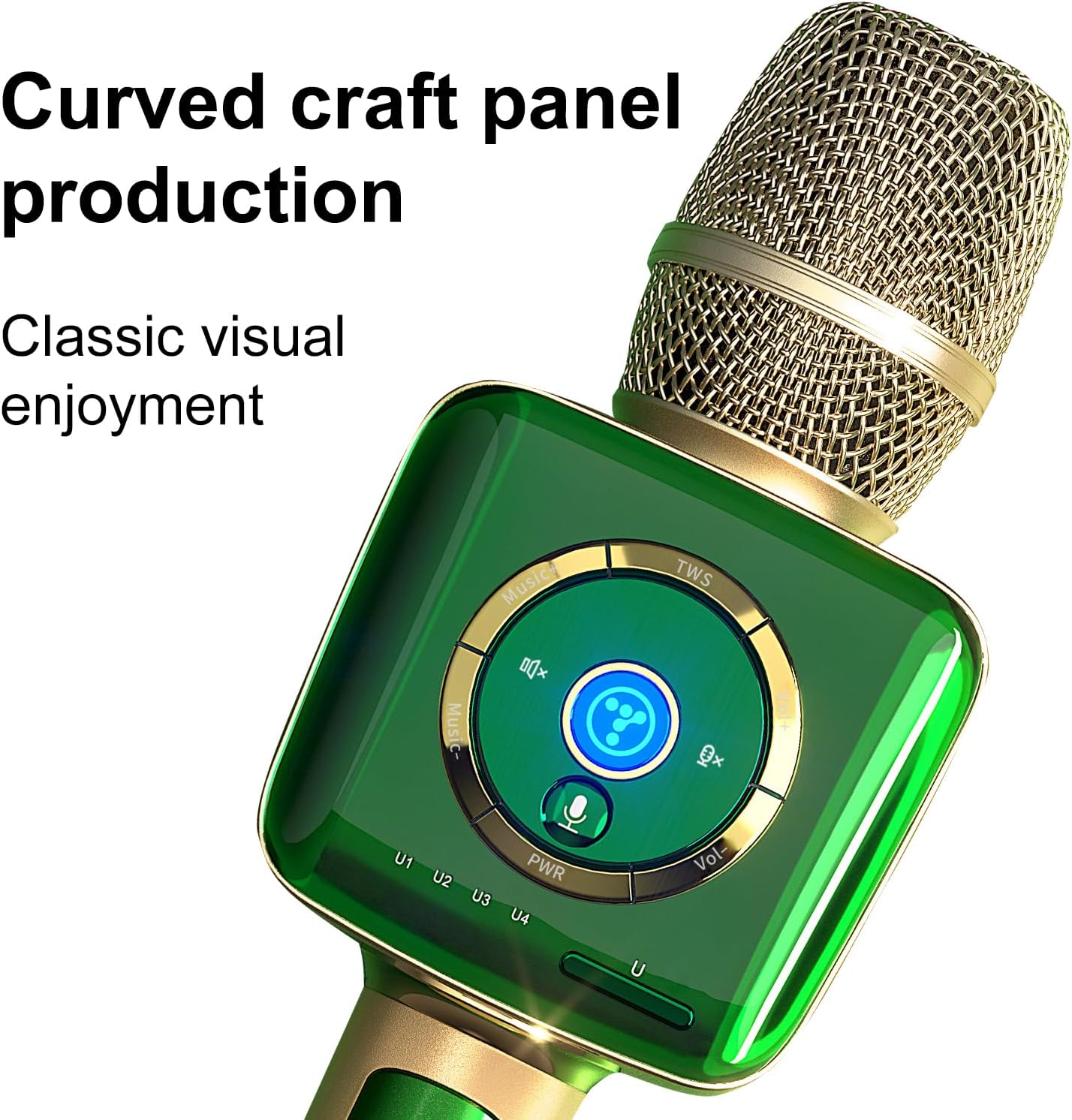 TOSING V1 Pro Karaoke Wireless Microphone for Adults Kids,20W Bluetooth PA Speaker UHF Receiver Portable Sing Karaoke Machine for Outdoor/Party/Car/Home/Church