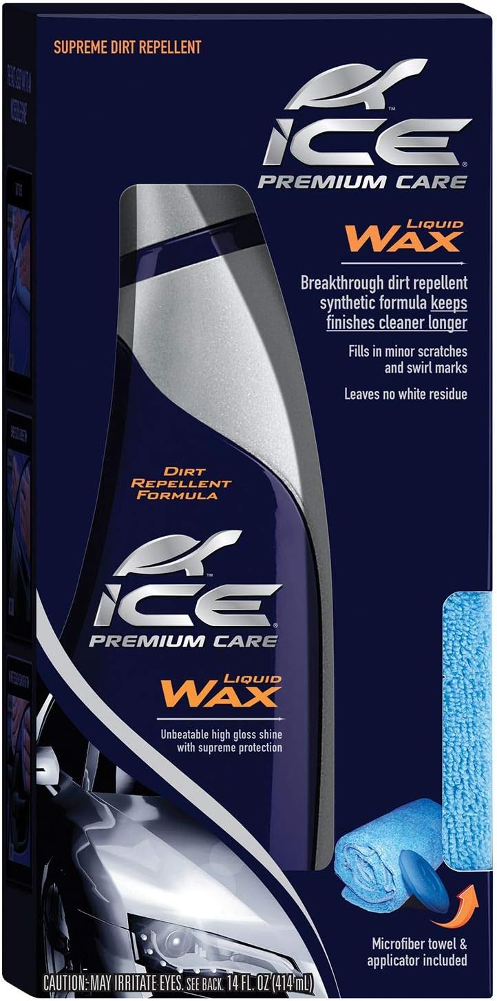 Liquid Car Wax, 14 Oz.