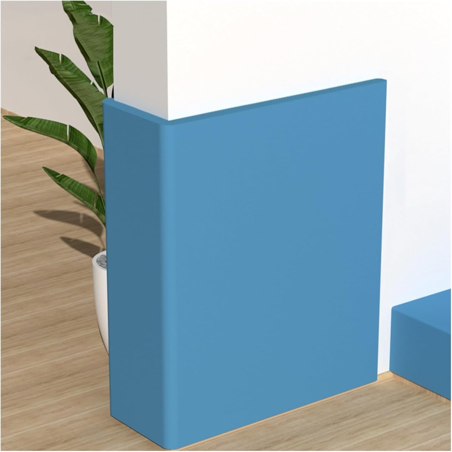 XPLKQXE Garage Wall Protector, Ultra Self Adhesive Rubber Sponge Cushion, Bump Body Guard Protecting Your Car Doors (Color : Blue, Size : 10m)