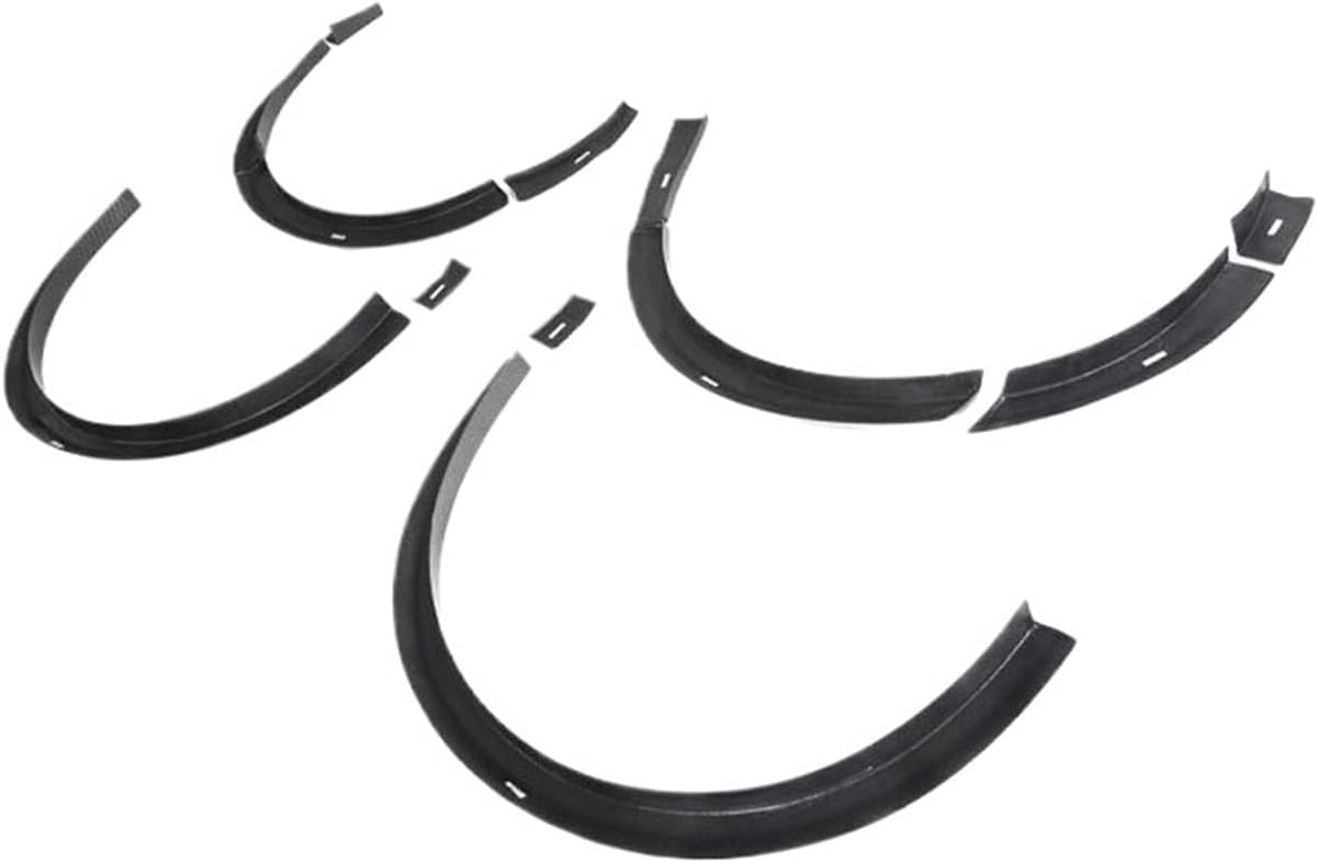 Real Carbon Fiber Car Wheel Arches Eyebrow Compatible For Audi RSQ8 2020-2023 Audo Wheel Fender Flares Protector Eyebrow 12PCS/Set