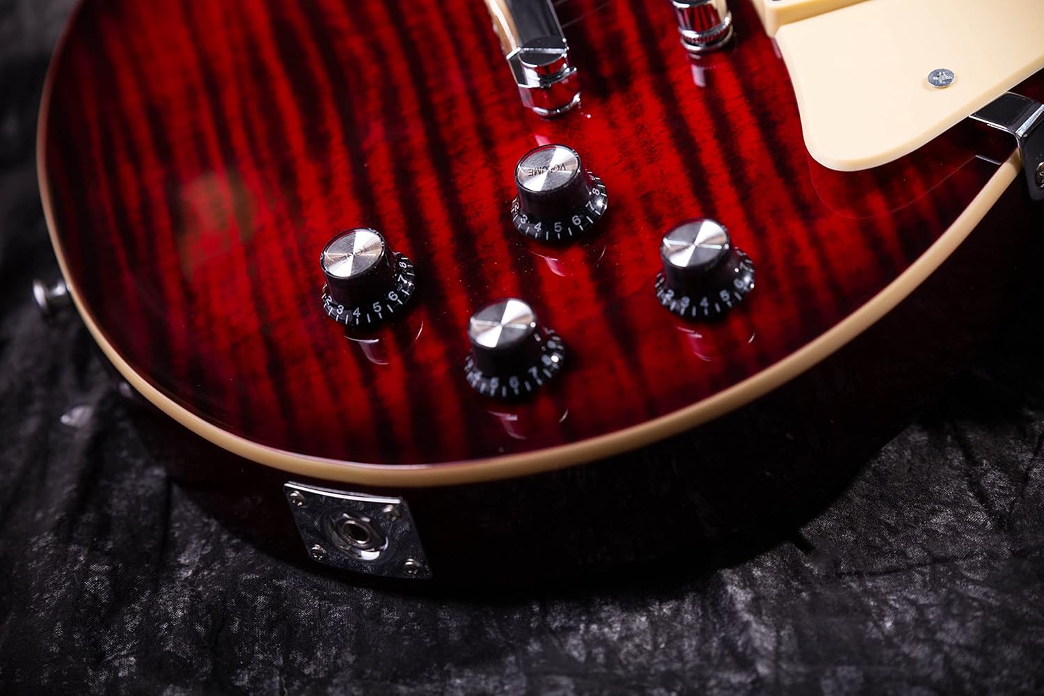 GROTE Guitar Solid Body Electric Guitar with Gigbag LPYS-006 (Red)