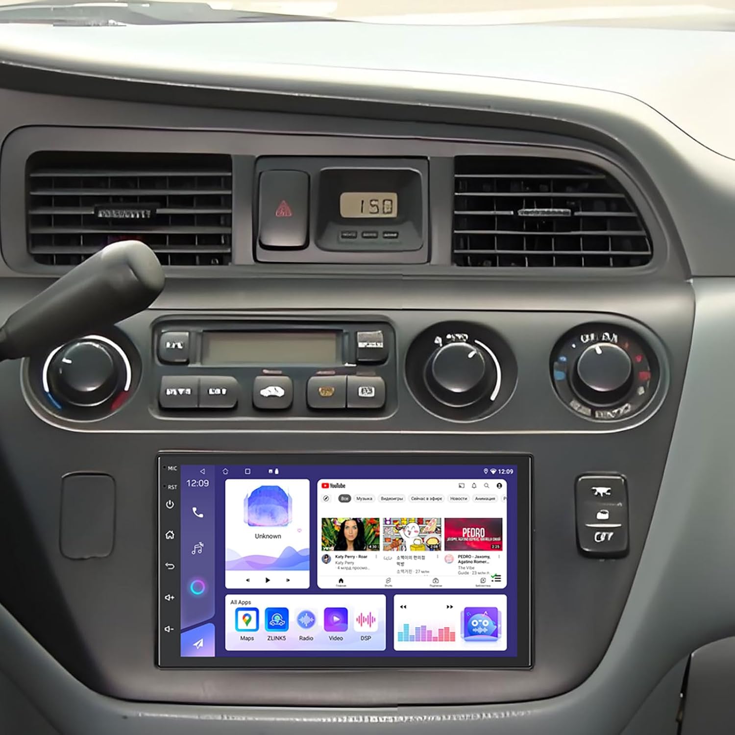 4+64G Car Radio for Honda Odyssey 1995-2004 with Carplay & Android Auto, 7 Inch Touchscreen Double Din Car Stereo with Bluetooth, GPS Navigation, FM Radio, DSP, Mirror Link, Backup Camera