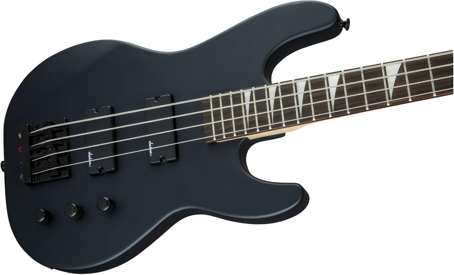 Jackson JS Series Concert Bass JS2, Satin Black, Amaranth Fingerboard