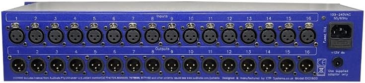 DIO1600 Dante Enabled Line Level Interface