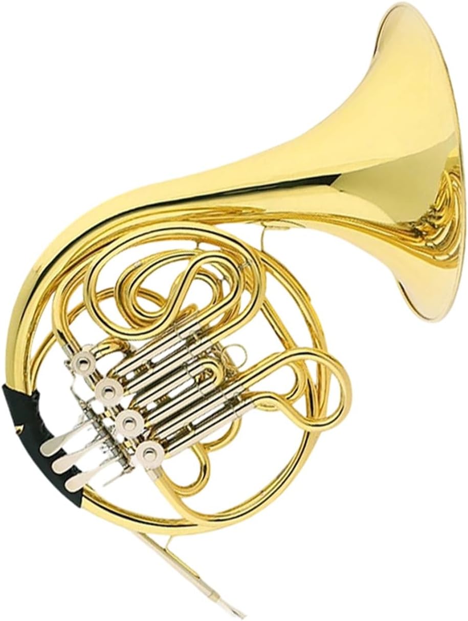 4 Key French Horn French Horn Four Key Double Row Lacquer Gold F Flat Bb Brass Tube