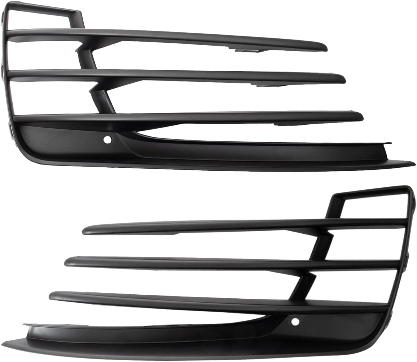 TRQ Driver & Passenger Side Fog Light Hole Cover Set,Fog Light Cover Set Compatible with 2015-2017 Volkswagen GTI VW1038138 VW1039138