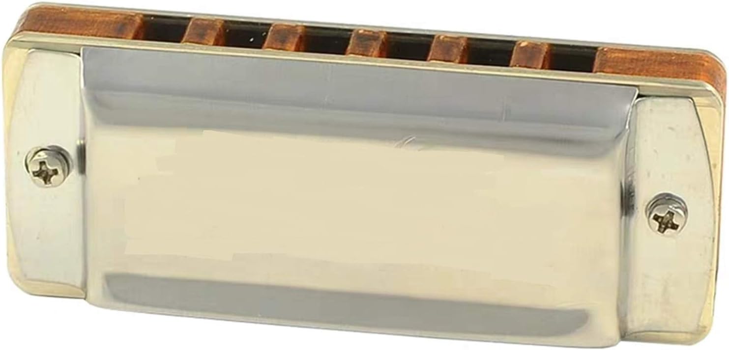 SUOFEILAIMU Blues Folk Standard Diatonic Harmonica 6 Holes 12 Notes Harp Key C Stainless Steel Reeds Wooden Comb Instruments (Color : Folk C)