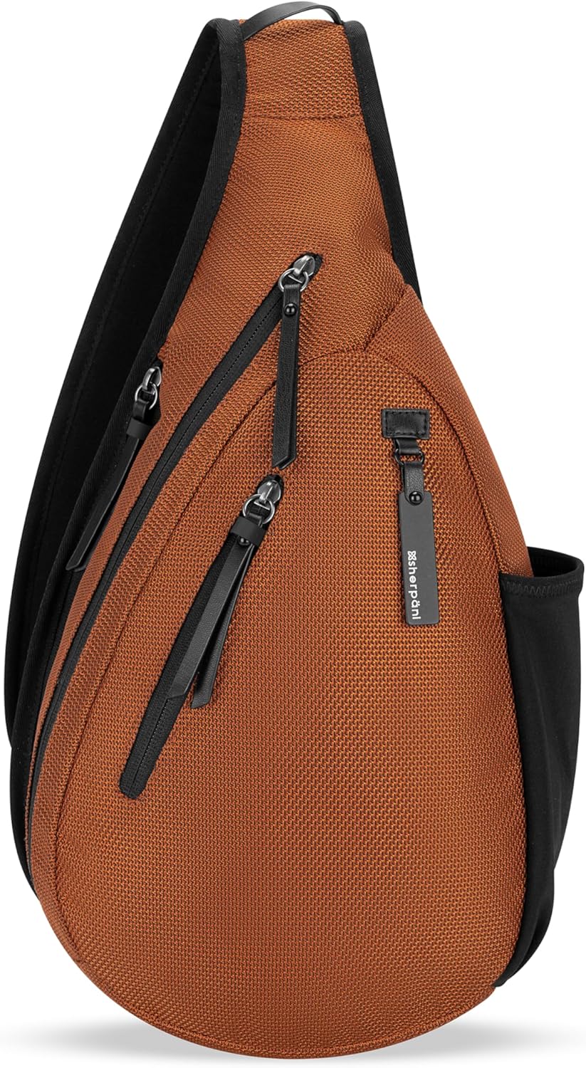 Sherpani Esprit, Anti Theft Sling Bag, Sling Backpack, 10L Travel Bag, Crossbody Backpack, Travel Gift for Women, Fits 10 Inch Tablet (Morocco)