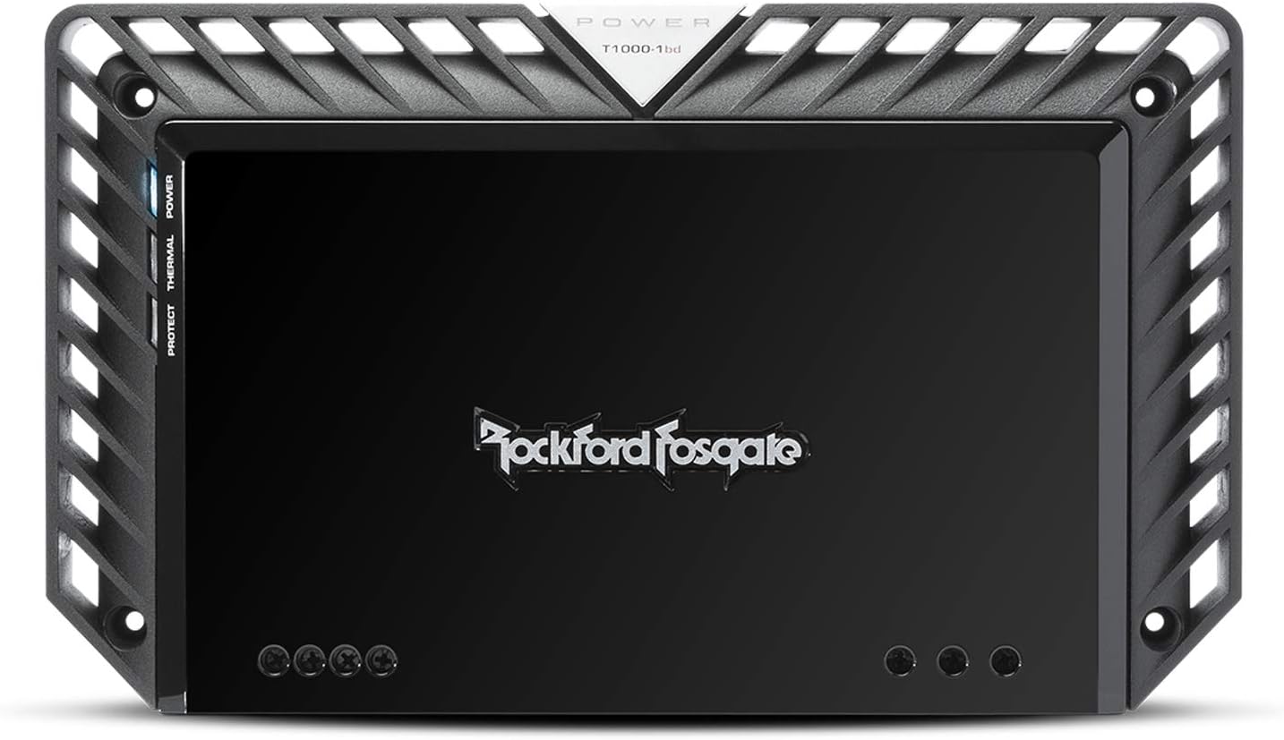 Rockford Fosgate Power T1000-1bdCP 1,000-Watt Class-BD with Constant Power Mono Amplifier