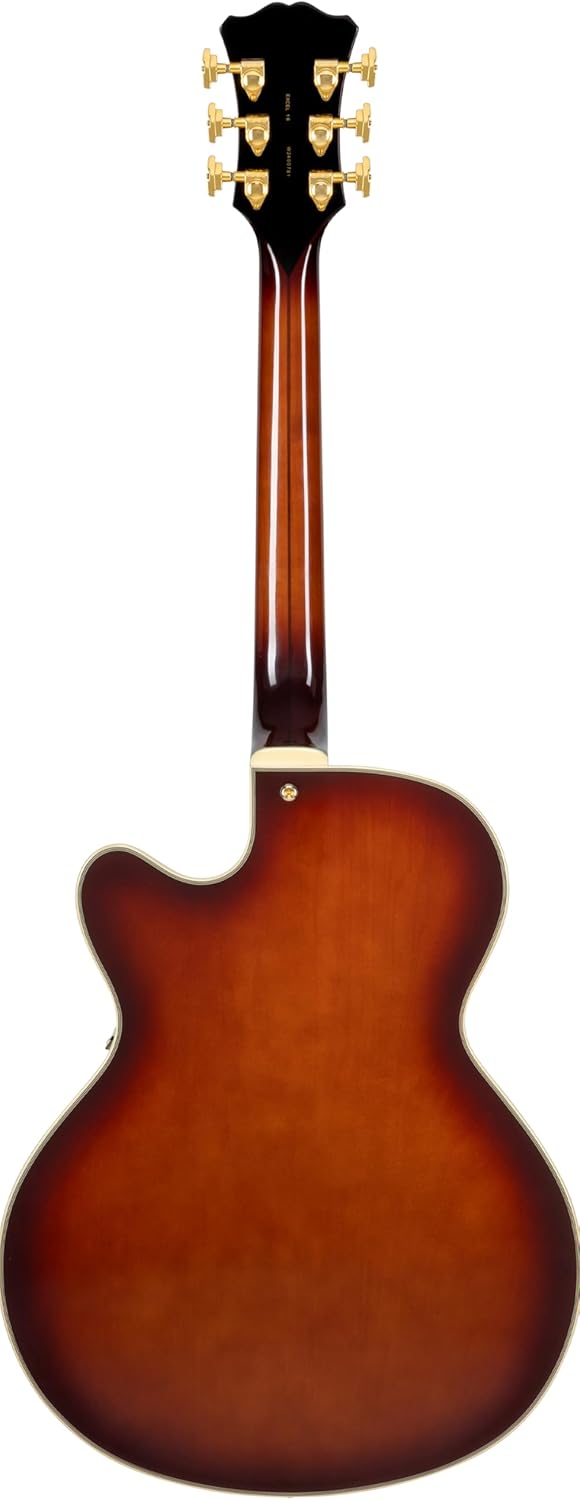 D'Angelico Excel 16 Hollowbody Electric Guitar - Amaretto Burst