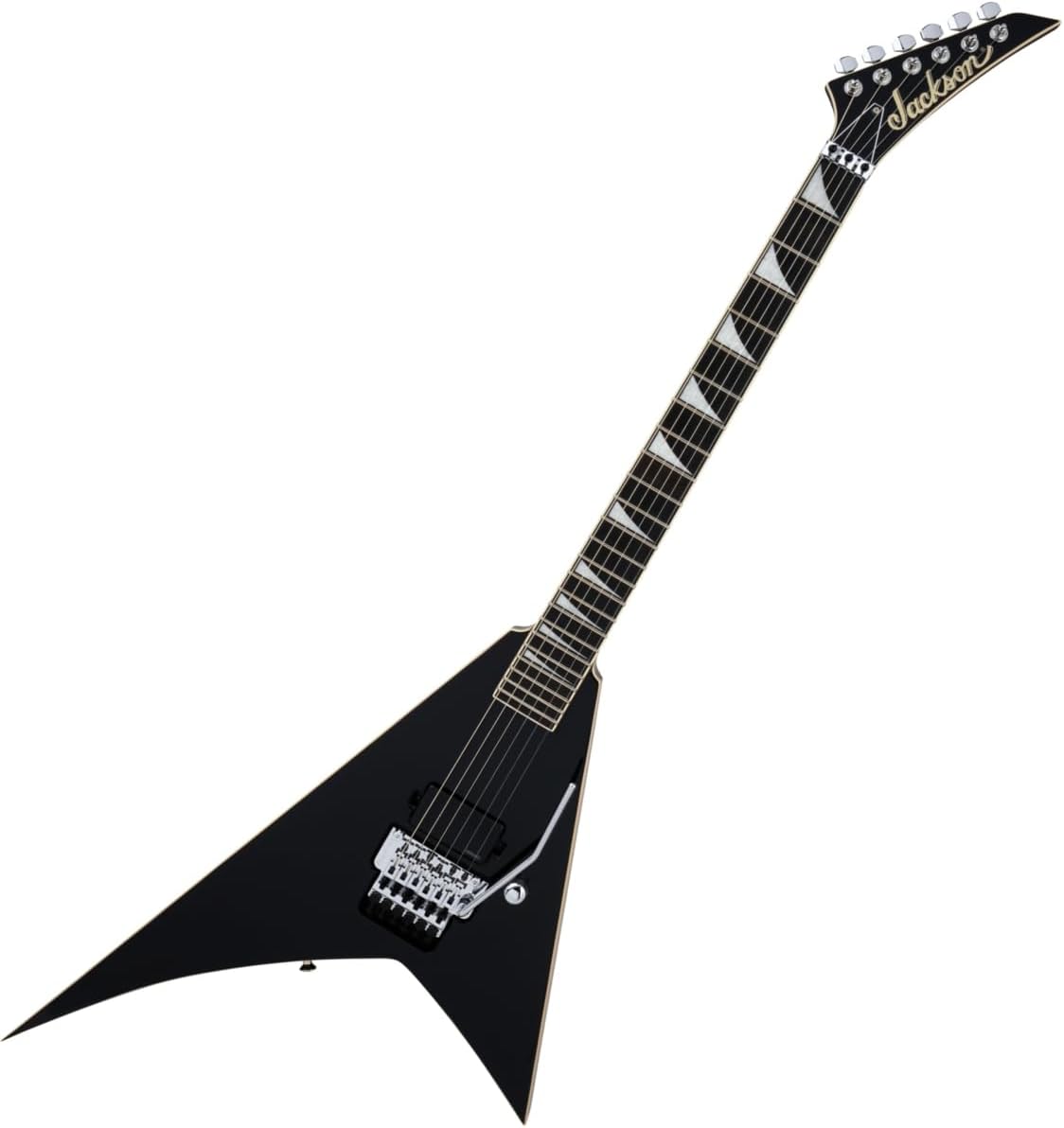 Jackson Pro Plus Series RR1A Rhoads Limited-edition Electric Guitar - Gloss Black, Aged White Binding