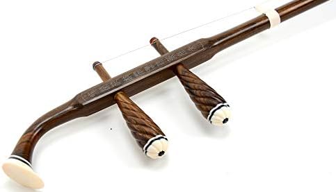 LANDTOM African Guibourtia Erhu Chinese 2-string Violin Fiddle Musical Instrument With Free Accessories (CGB)