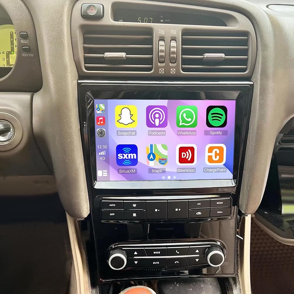 4+64G Android 15 Car Stereo for Lexus GS300 GS400 GS430 1998 1999 2000 2001 2002 2003 2004 2005 Radio Wireless Carplay Android Auto, 9IN IPS Touch Screen 5G WiFi/GPS Navi/FM RDS/EQ/Audio/Camera/MIC