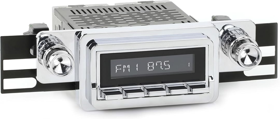RetroSound RetroRadio Compatible with 1964-66 Ford Falcon Mustang Ranchero (HC-125-04-74)