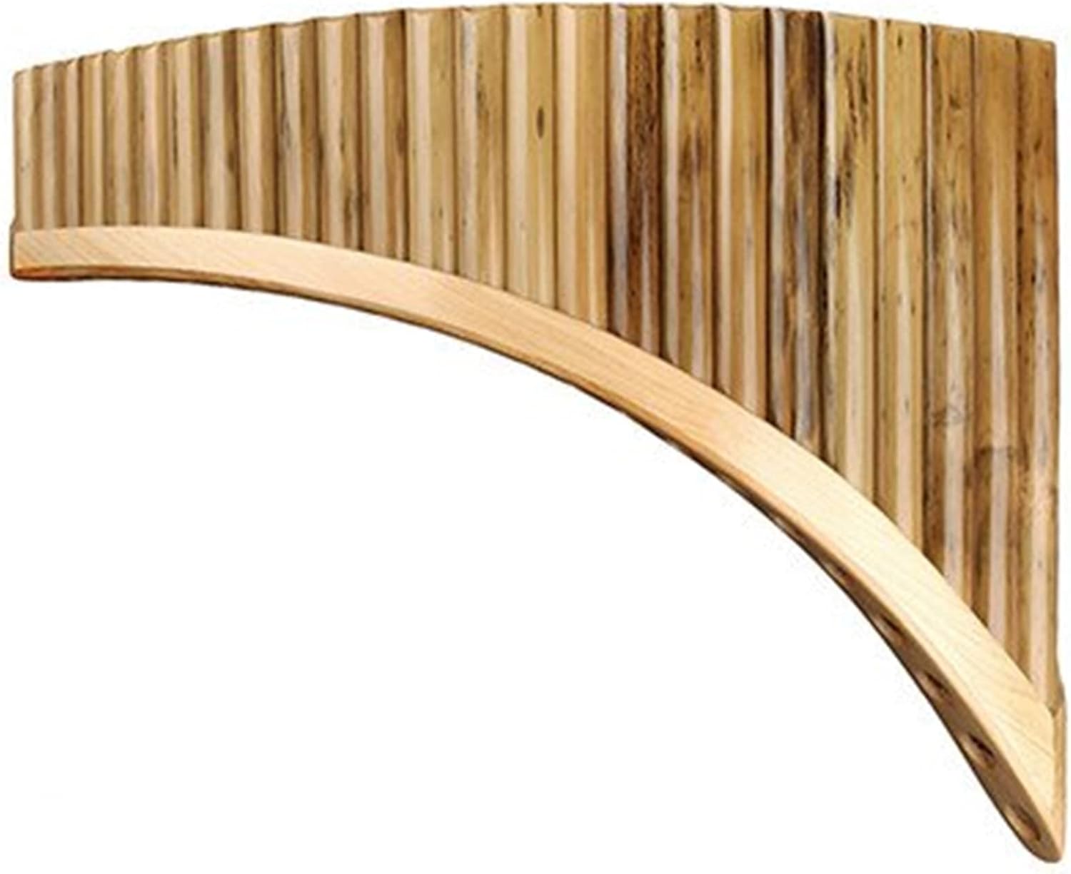 25 Pipes Pan Flute Bamboo Pan Flute Panpipes G Key Handmade Woodwind Instrument in G Key (Color : Left)