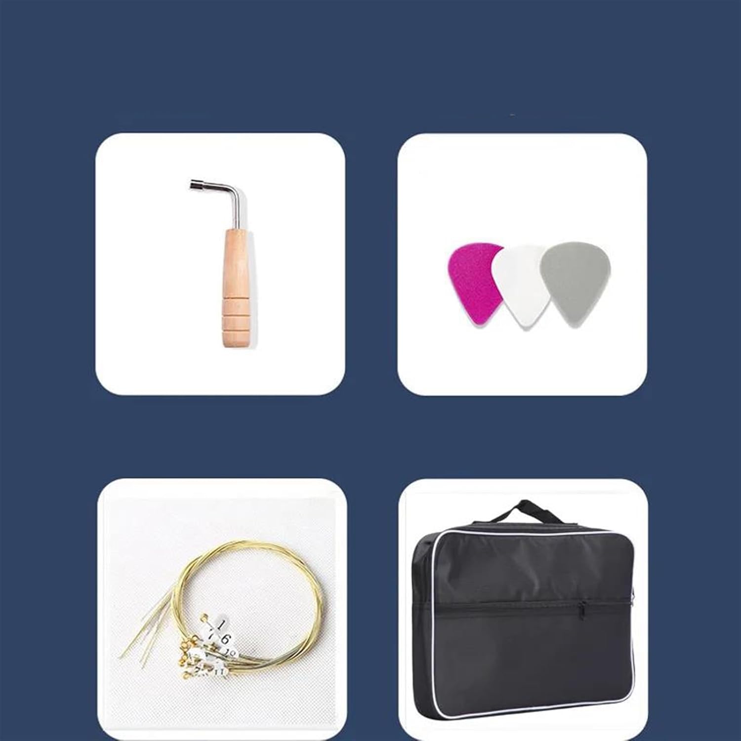 Lyre Harp Set Lyre Harp 32 Strings Harp Full Solid Wood Mahogany Lyre Harp Portable Musical Instrument