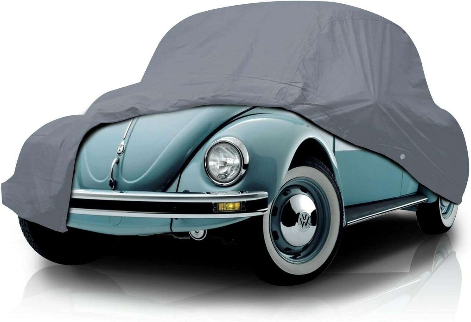 Supreme Car Cover Compatible with Volkswagen Beetle 2015-2019 Coupe/Breathable Full Coverage Semi Custom Fit Car Cover, Outdoor All Weather Protection