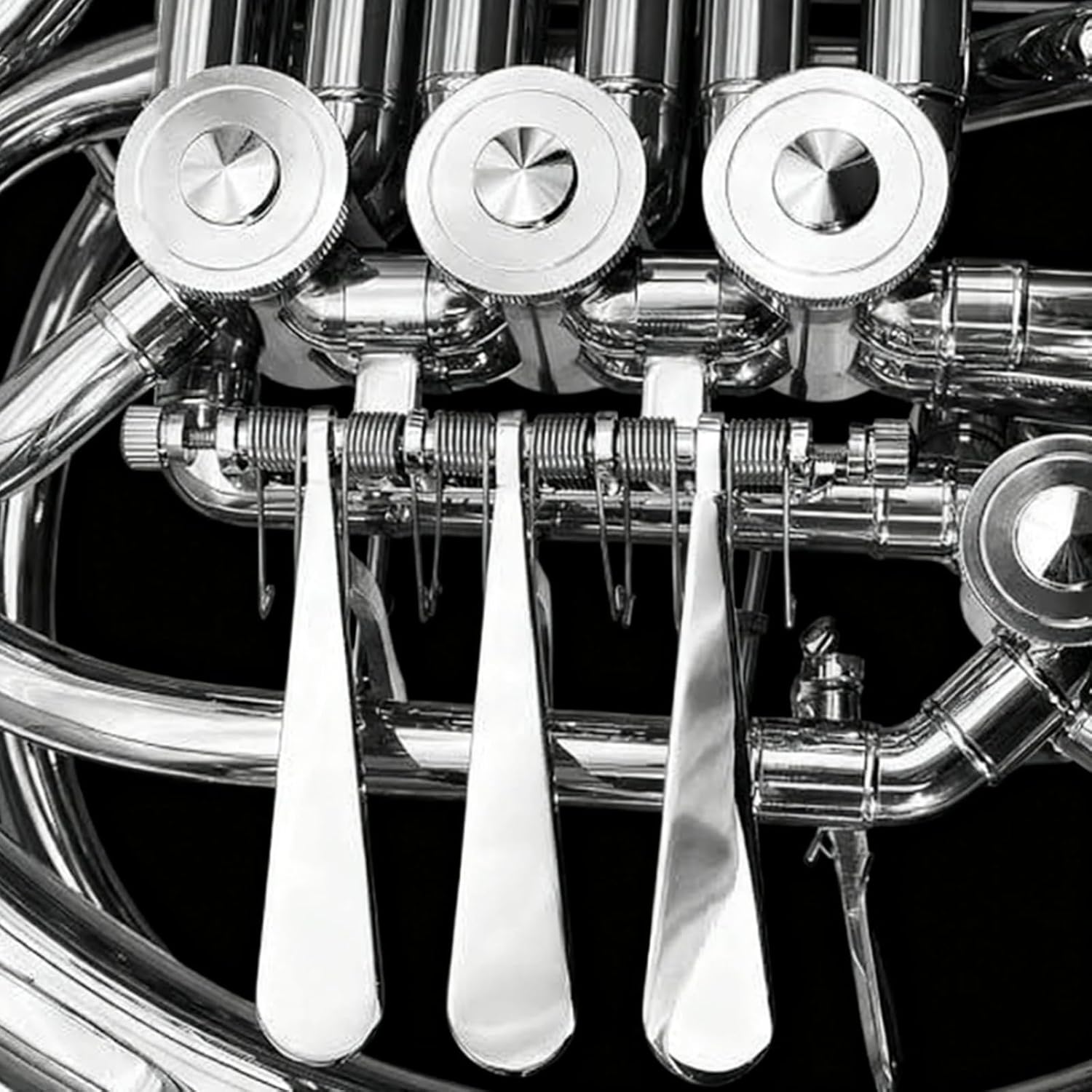 Double French Horn 4 Key F/Bb, Professional Brass Gold Lacquer Orchestral Instrument with Case, Mouthpiece, Tuner, Mute, Gloves & Cleaning Kit for Students & Musicians