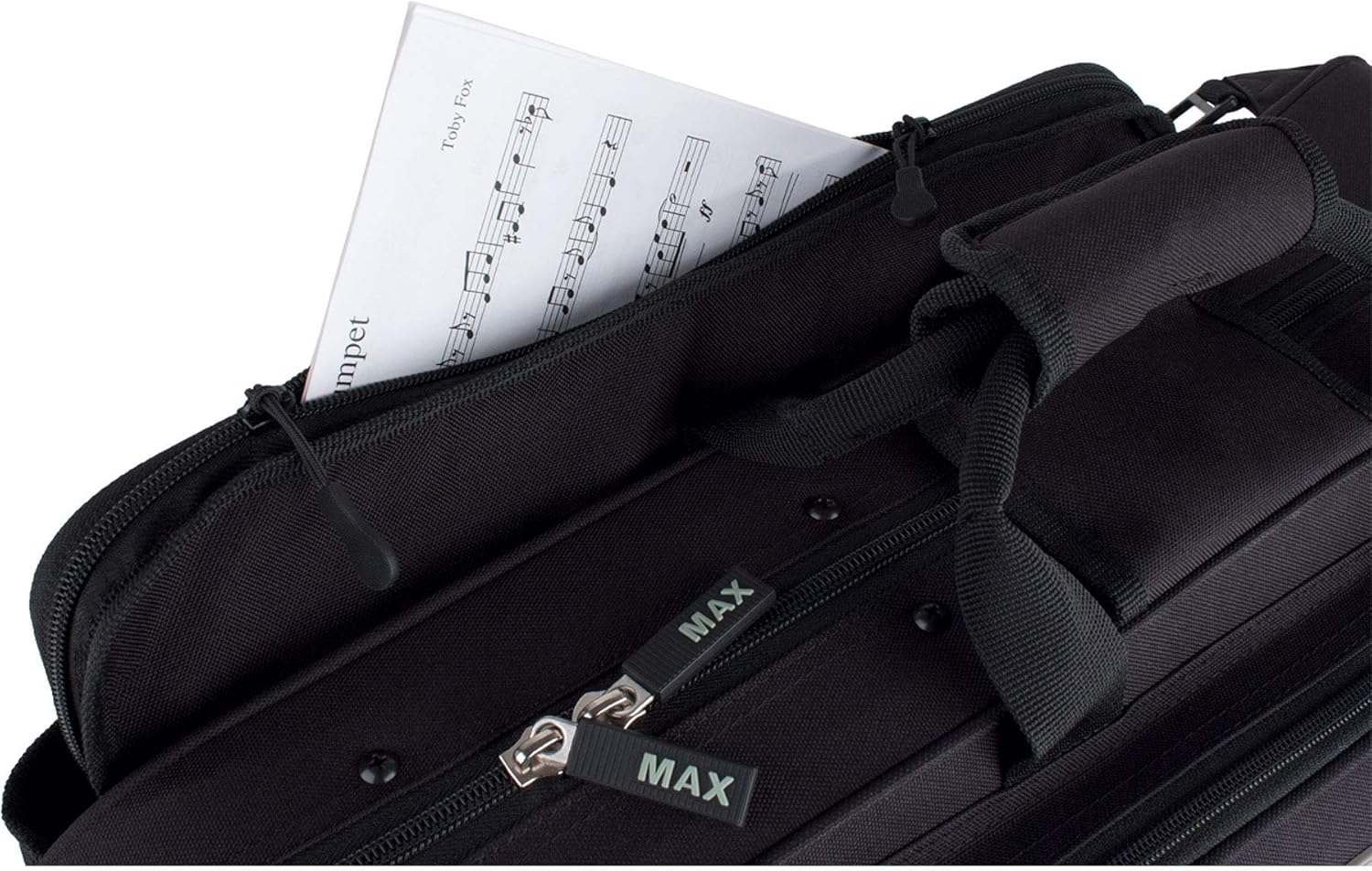 Protec Contoured MAX Trumpet Case with Sheet Music Pocket, Black (MX301CT)
