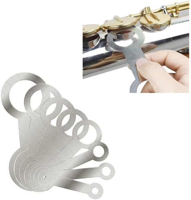 Jiayouy 26PCS Sax Repair Tool Kit include LED Leak Light & Spring Hook & Key Indentation Clip & Leveling Pad & Spring Pliers Repair Maintenance Tool for Saxophone, Clarinet, Flute, Woodwind