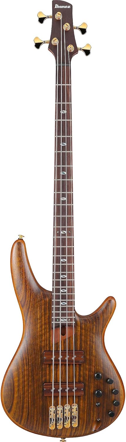 Ibanez SR5500 Prestige 4-String Bass Guitar, Rosewood Fingerboard, Mocha Flat