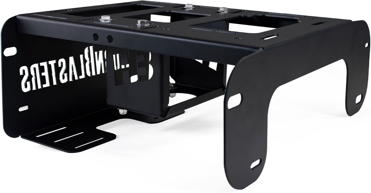 HornBlasters Stealth Spare Tire Delete Bracket – Universal Horn Mount for Full-Size Trucks & SUVs – Out-of-Sight Installation – Weather-Resistant Steel Bracket – Quick & Easy Install