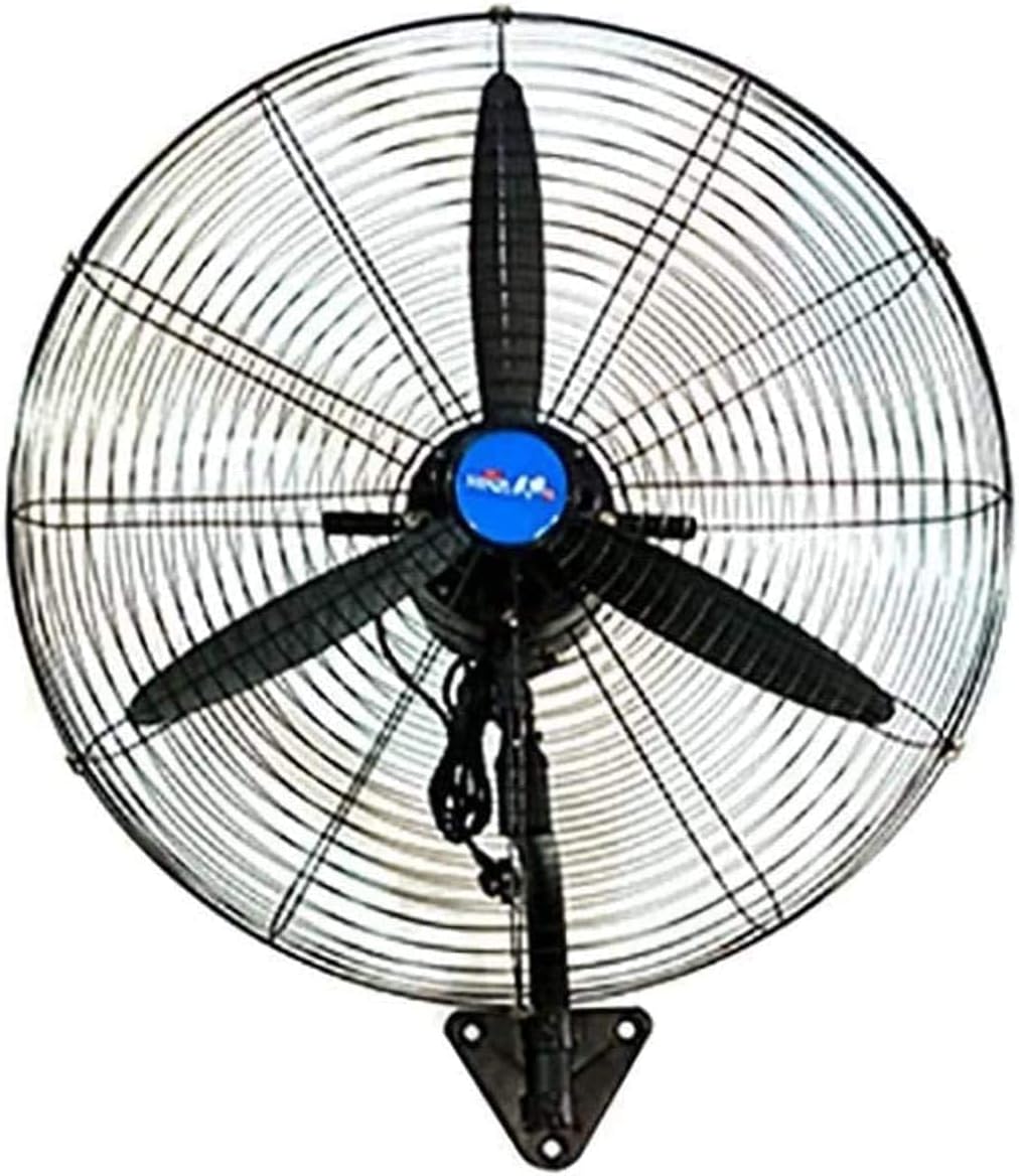 Wall Mount Oscillating Fan Industrial Wall-Mounted Fan, Adjustable in Three Gears, 130° Rotation Swing, Quiet and Energy-Saving, for Commercial Offices
