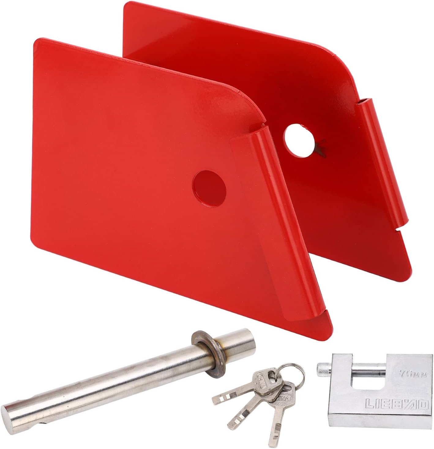 BrakePedal Lock Anti Theft, Stainless Steel Immobiliser Pedal Claw Fits for T3 Bus Box with Manual Transmission