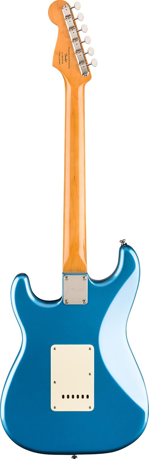 Fender Squier Classic Vibe '60s Stratocaster - Lake Placid Blue Bundle with Gig Bag, Instrument Cable, Tuner, Strap, Strings, Picks, and Austin Bazaar Instructional DVD