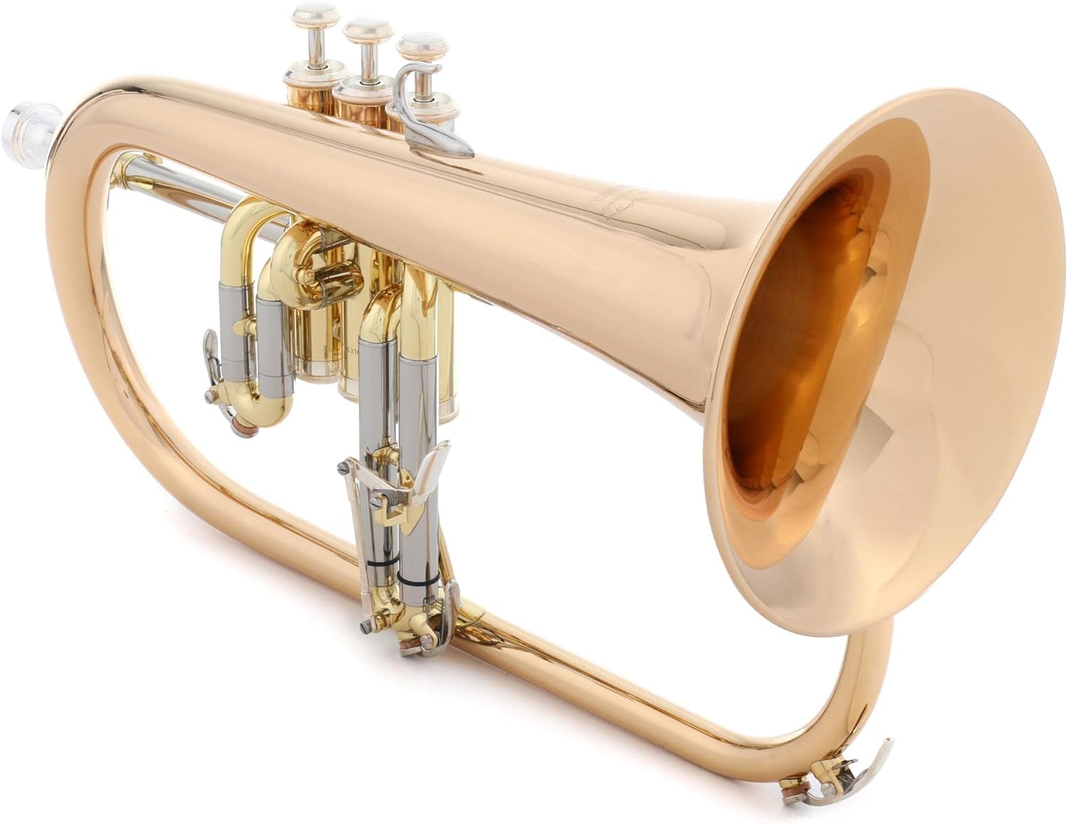 Yamaha YFH-631G Professional Bb Flugelhorn - Clear Lacquer with Gold Brass Bell