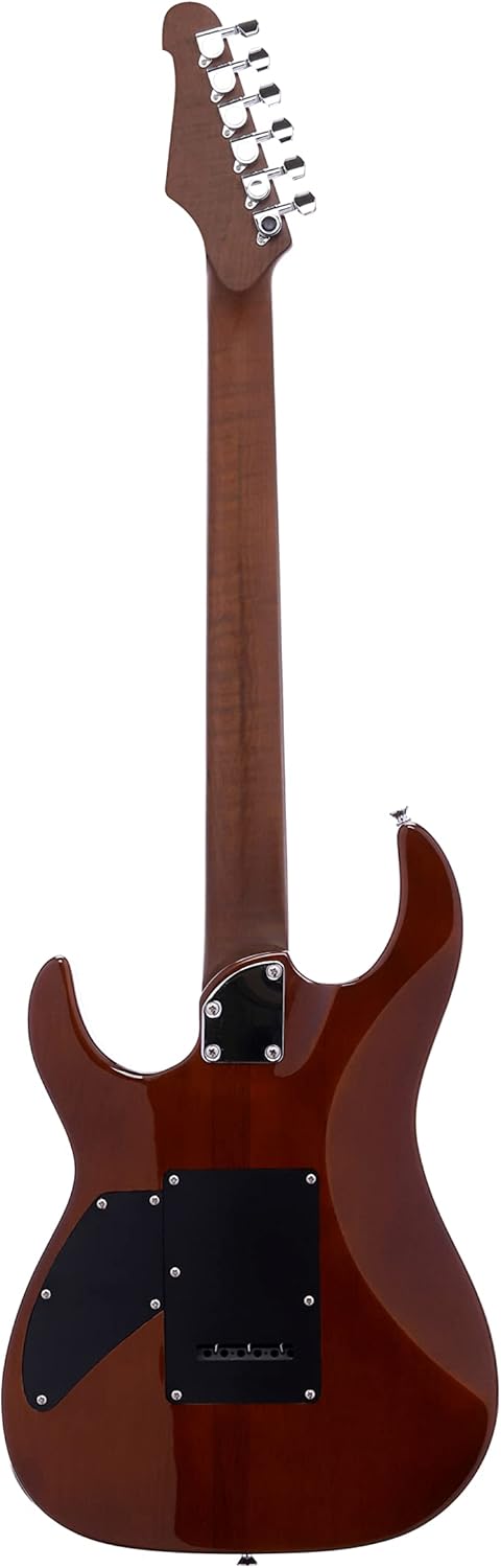 IYV- IS-400-HSH Solid Body with Flame Maple, H-S-H Pickup, Natural