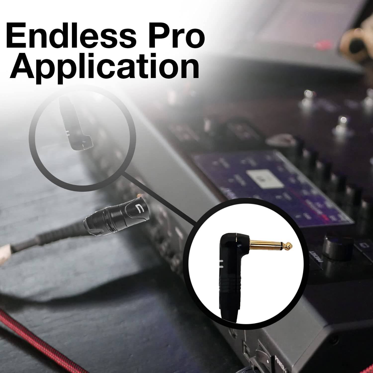 COLUBER CABLE Right Angle 1/4