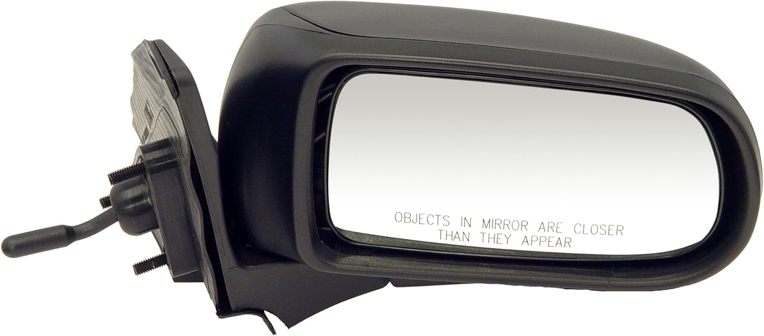 Dorman 955-1306 Passenger Side Manual Door Mirror - Folding Compatible with Select Mazda Models, Black