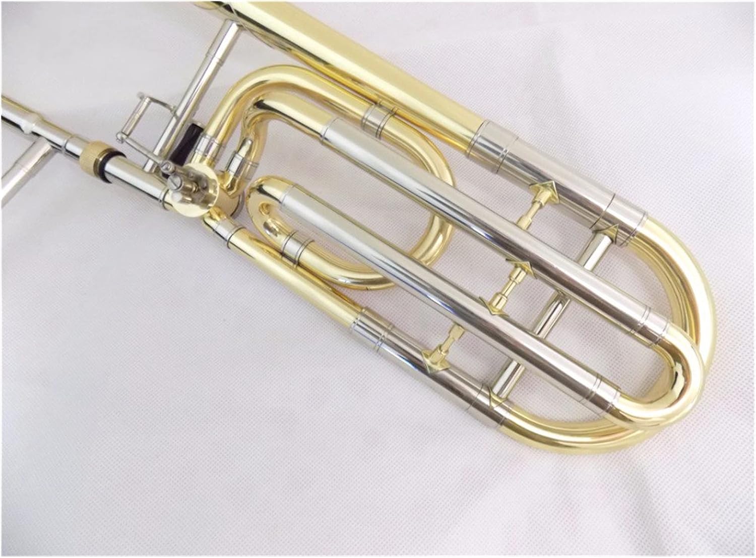 Student Trombone Bb/F Tenor Trombone Slide with Case Mouthpiece Brass Copper Trombones Musical Instruments Trombone Kit