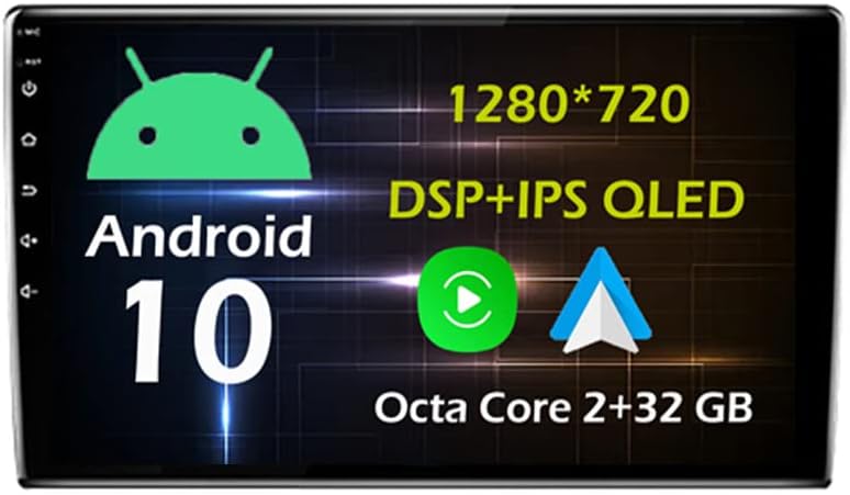 Android 9'' Car Radio Stereo for VW Volkswagen Touareg Multivan 2002-2010 Octa Core Android 10.0 Touchscreen Headunit supports GPS Navigation Carplay Android Auto Bluetooth Backup Camera-2+32