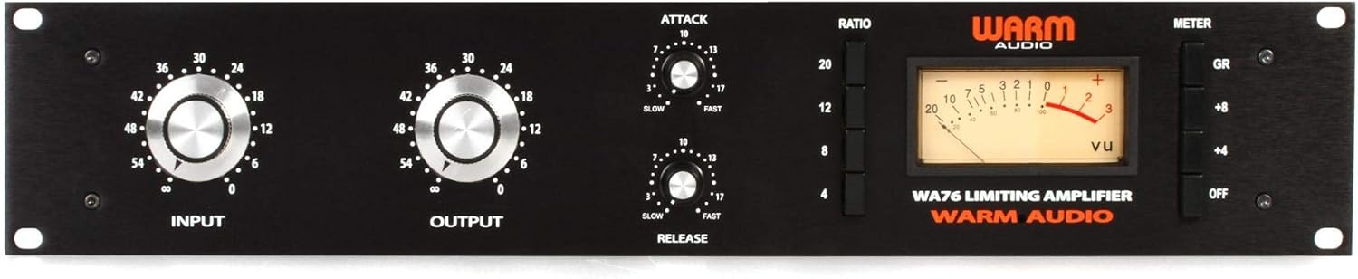 Warm Audio WA76 Single Channel Discrete Compressor, Black