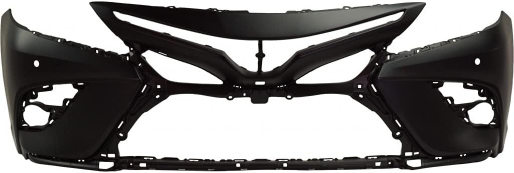 Front Bumper Cover For Toyota Camry 2018 2019 2020 Primed | w/Camera Hole | XSE Model | Replacement For TO1000437 | 521190X940