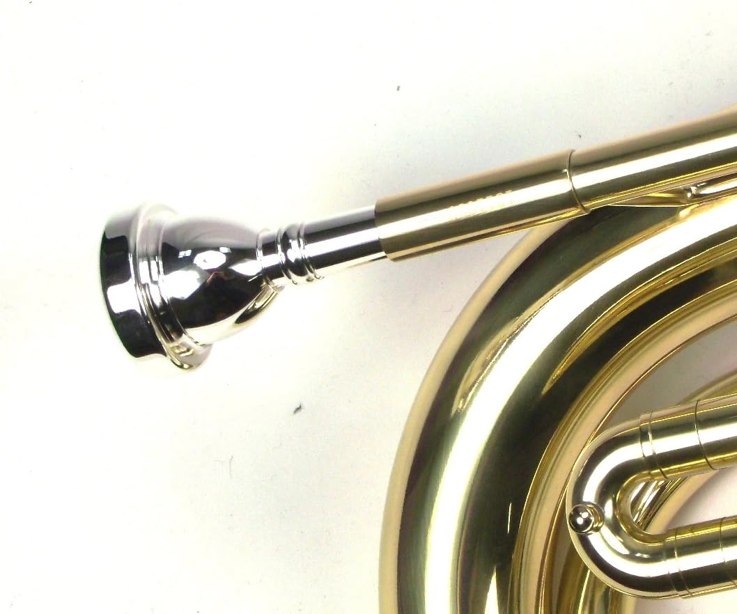 Advanced Monel Pistons Marching Baritone Key of Bb w/Case & Mouthpiece-Gold Lacquer Finish