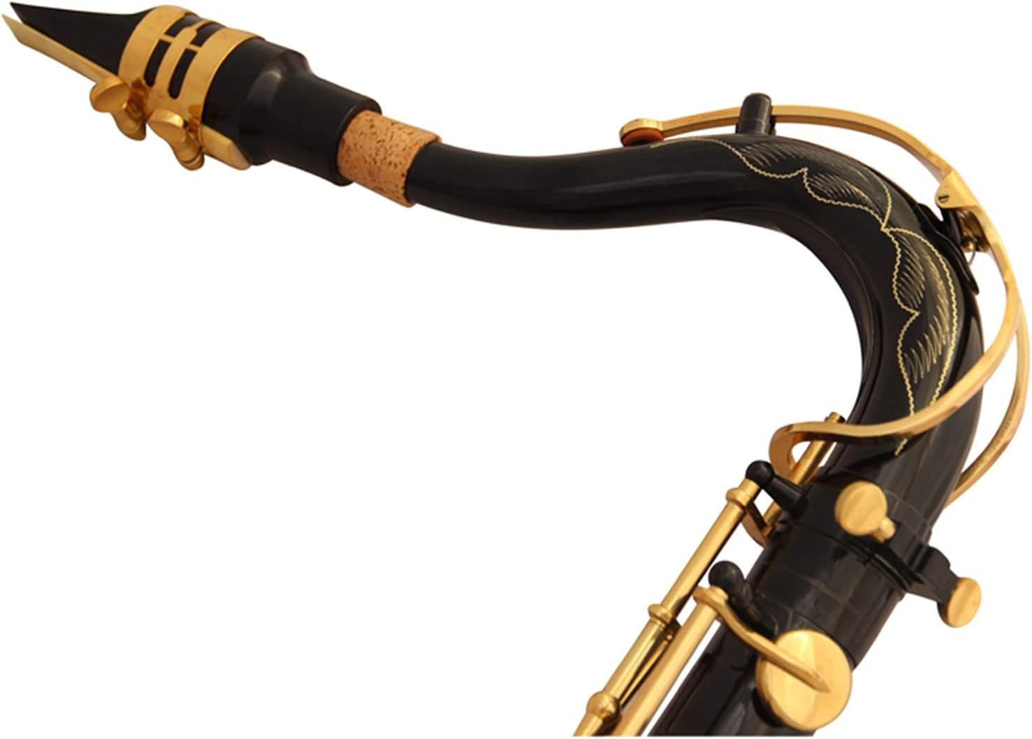 Sax Beginners Kit Alto Saxophone Black Gold Key Professional Super Play Sax Mouthpiece with Bag Wind Instrument