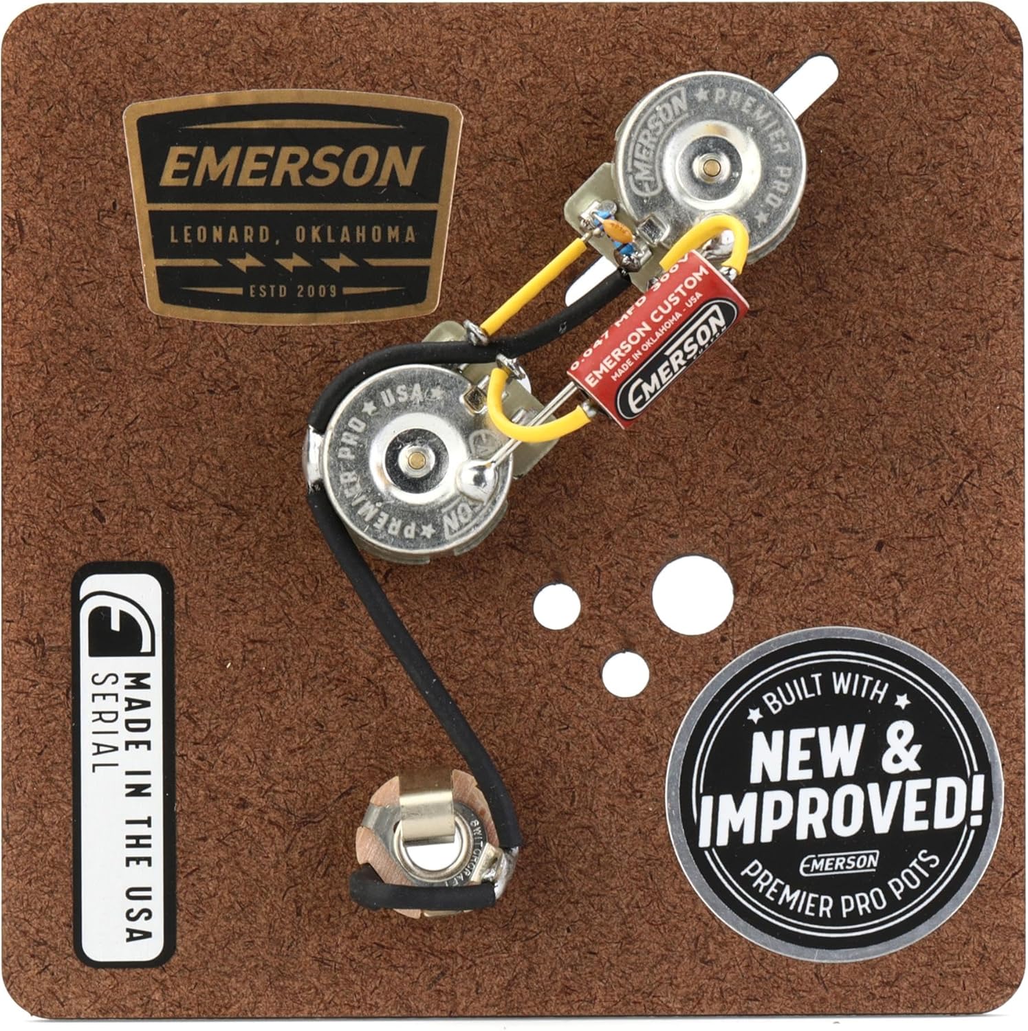 Emerson Custom Prewired Kit for Precision Bass