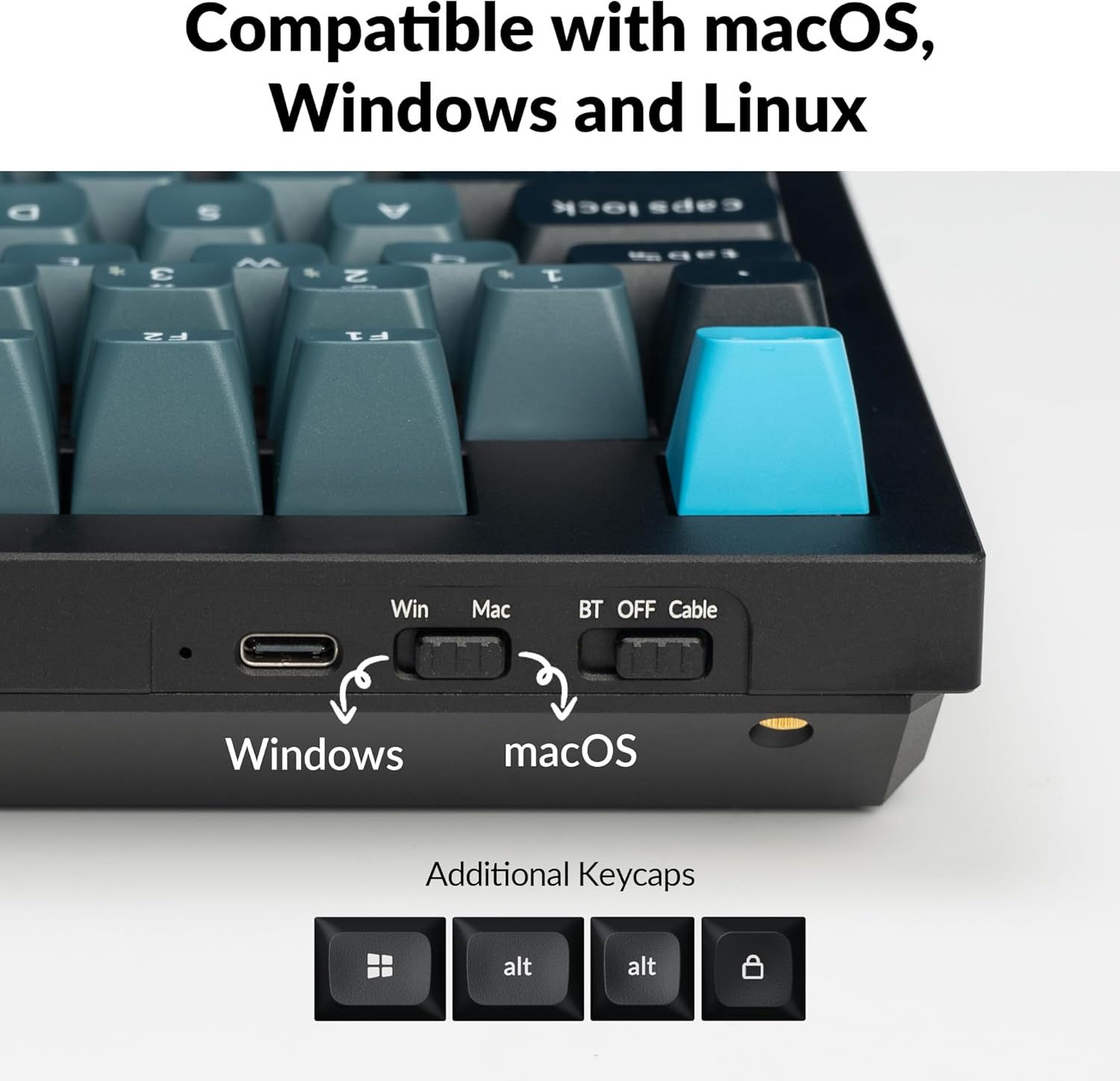 Keychron Q5 Pro Wireless QMK/VIA Mechanical Keyboard, 96% Layout Programmable Knob Full Aluminum Double-Gasket Design, Hot-swappable K Pro Banana Switch for Mac Windows Linux - Black