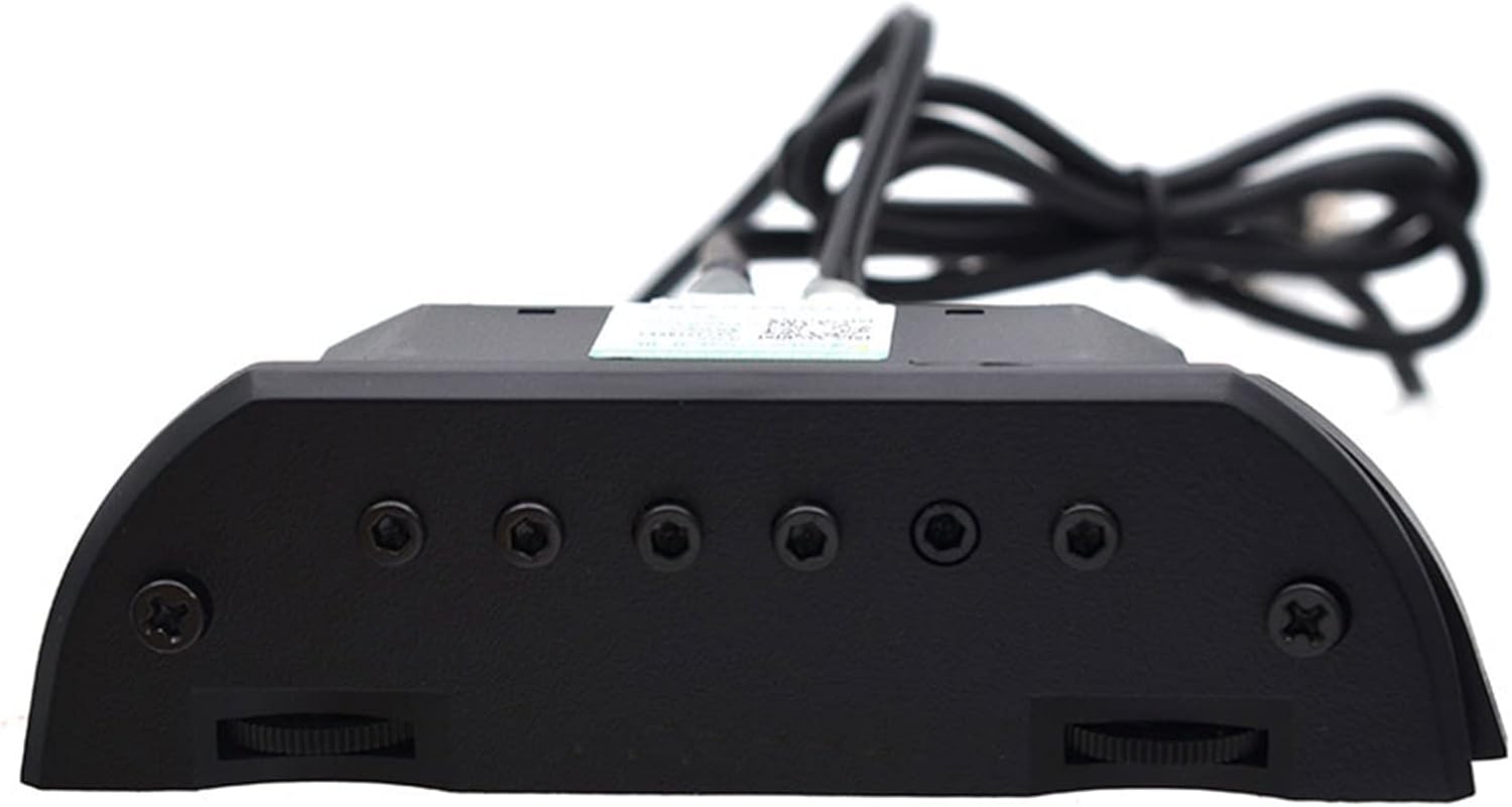 KESHUO Active Acoustic Guitar Pickup Humbucker Sound-Hole Pickup Magnetic + Mic Excellent Bass & Mid-Range Pickup Acoustic