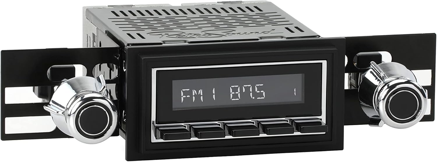 RetroRadio Compatible with 1968-79 Ford F-Series Truck with AM Factory Radio Features Include Bluetooth, AUX, AM/FM LACB-M1-226-55P-75PF7